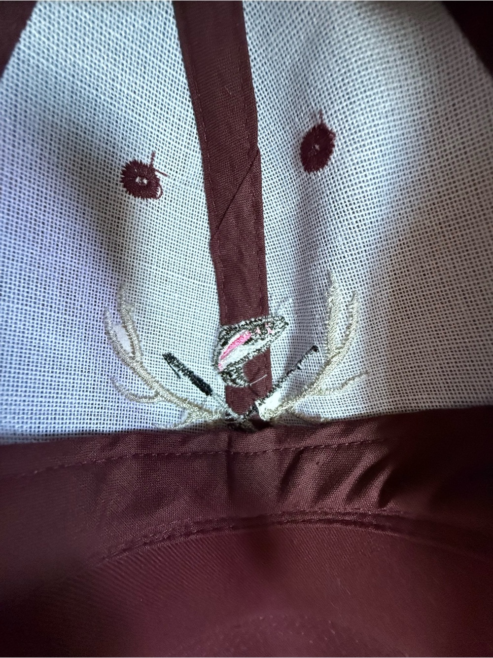 Cabela's Maroon Outdoors Baseball Cap Hat NWT